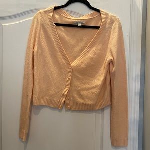 AEO Button Up Cropped Cardigan